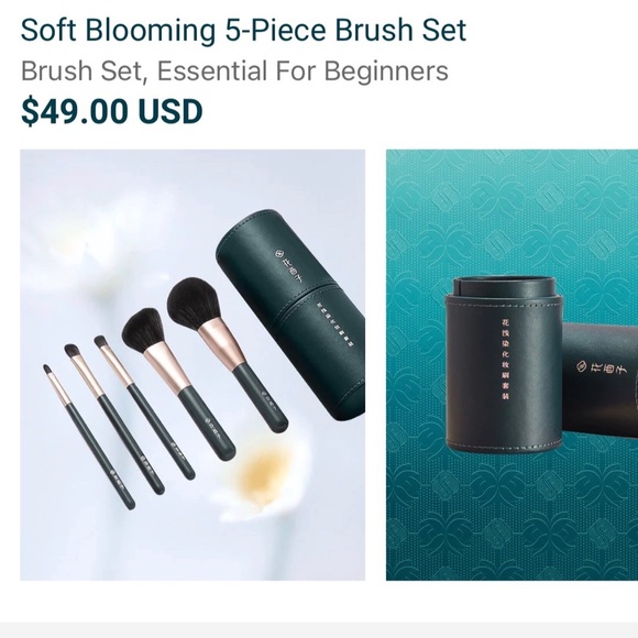Florasis 🎉BNIB🎉 Luxury Makeup Brush Set (5 brushes) - Picture 3 of 12